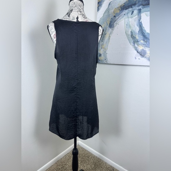 MK West Kei USA Chic Trendy Black Ruffle Dress from Nordstrom size Medium - Picture 6 of 13